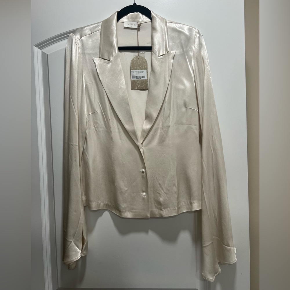 Meshki Top Noa collared, long sleeve shirt